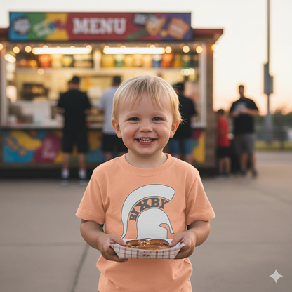 Spartan White Logo Rabbit Skins Toddler Tee