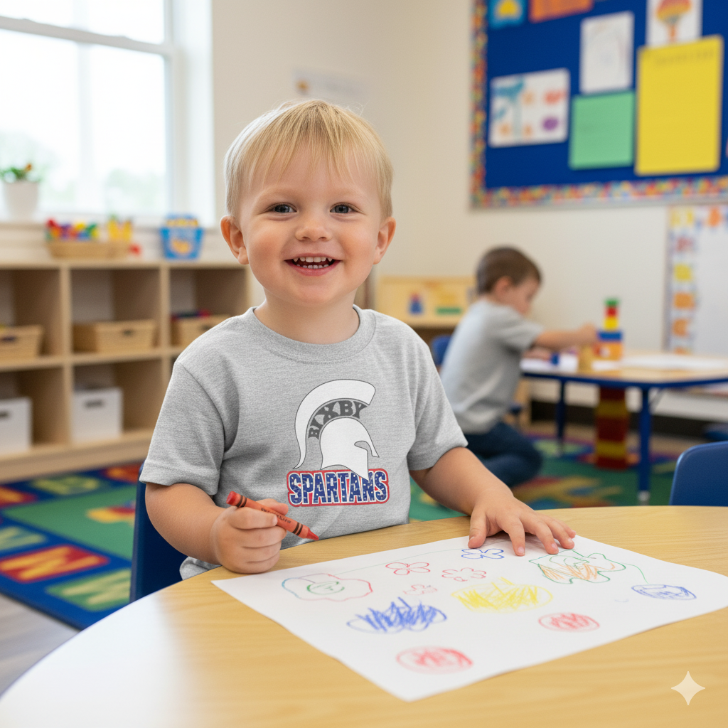 Spartans Patriotic Toddler Gildan Tee