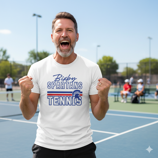 Bixby Spartans Tennis Gildan Tee