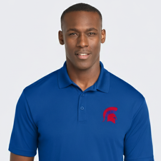 Spartan Red Logo PosiCharge Sport-Tek Polo