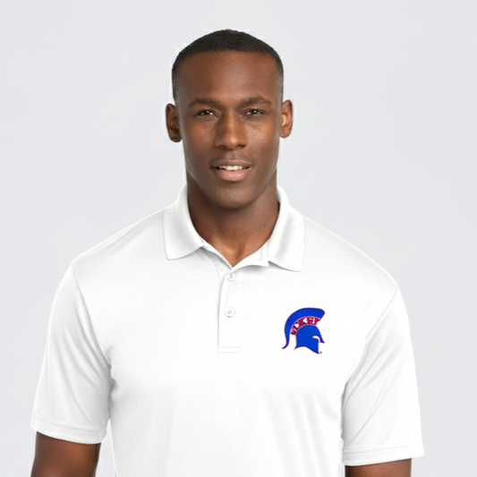 Spartan Blue Logo PosiCharge Sport-Tek Polo