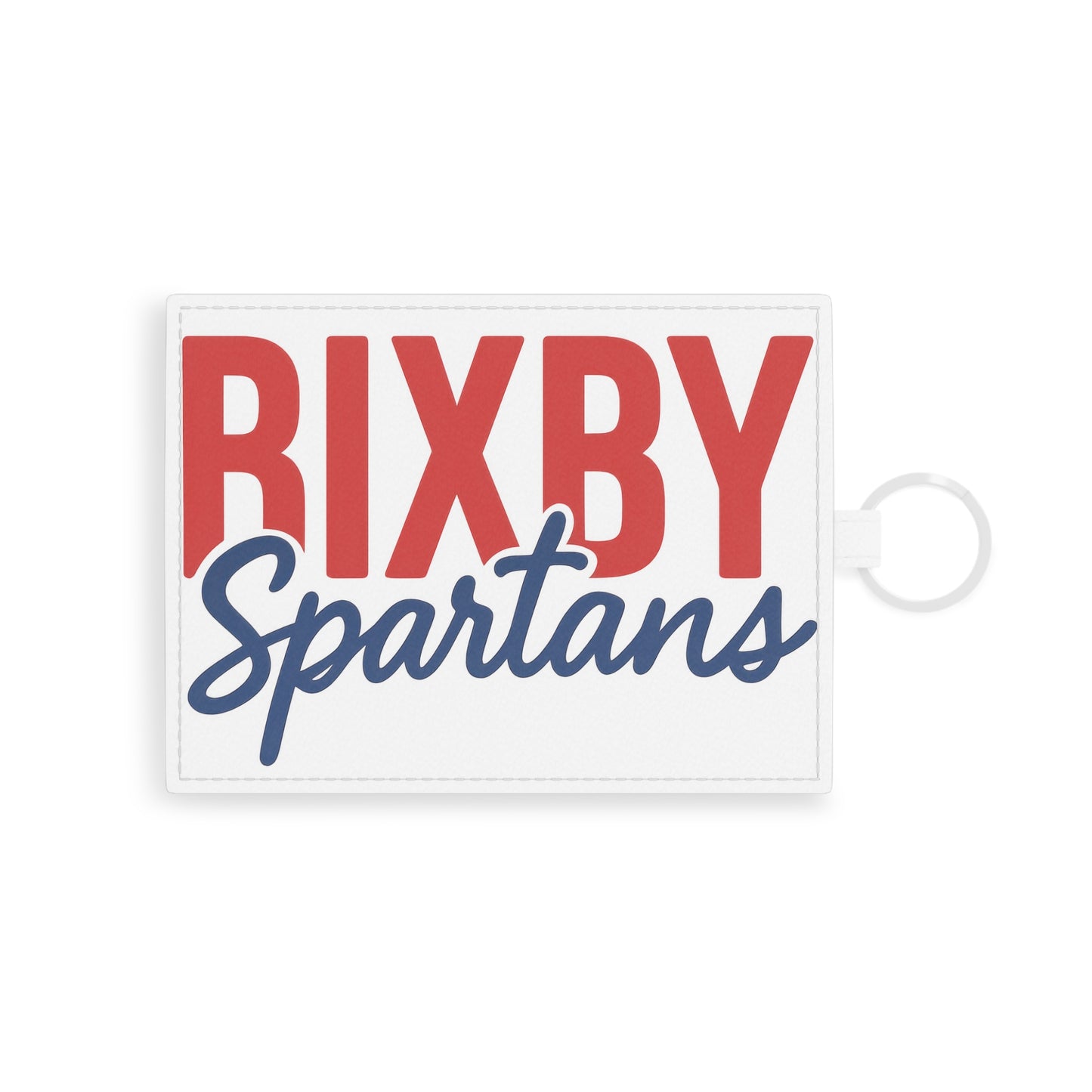 Bixby Spartans Saffiano Leather Luggage Tag