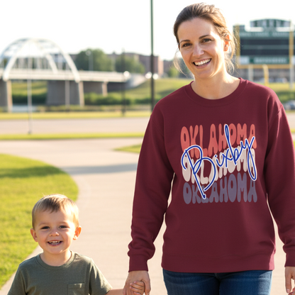 Bixby Spartans Custom City Name Oklahoma Script Sweatshirt