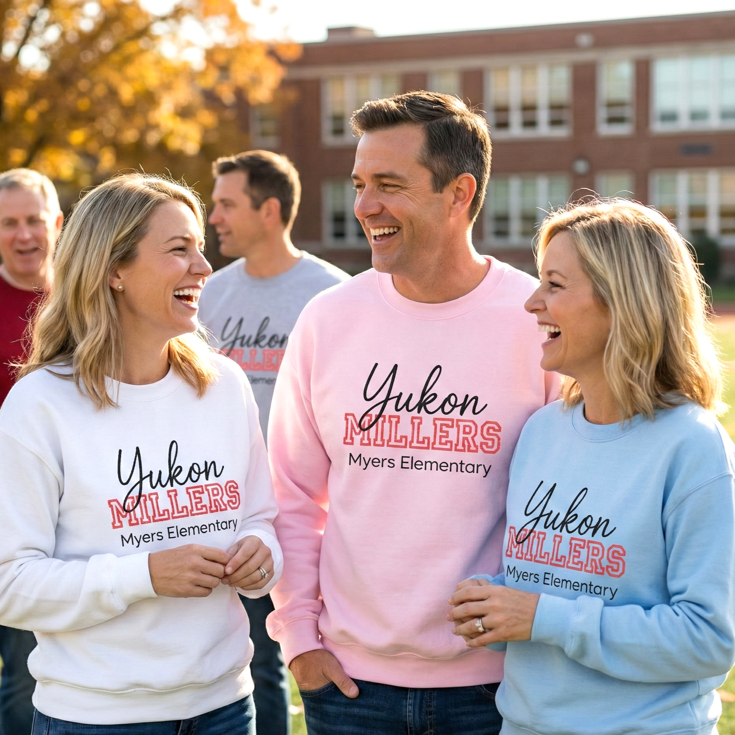 Personalized Embroidered Yukon Millers Crewneck Sweatshirt