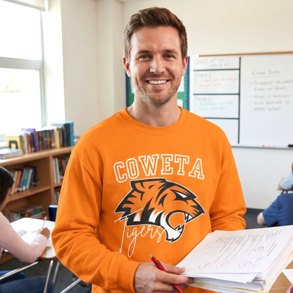Coweta Tigers Crewneck Gildan Sweatshirt