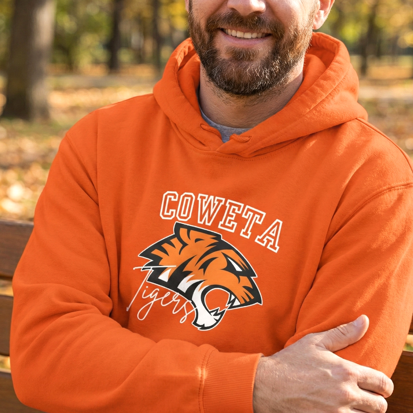 Coweta Tigers Crewneck Gildan Hoodie