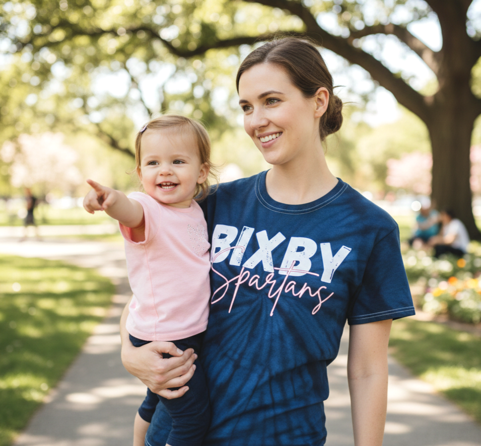 Bixby Spartans Spirit Tie-Dye Tee