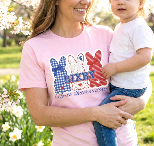 Bixby Patriotic Bunny Easter Softstyle Tee