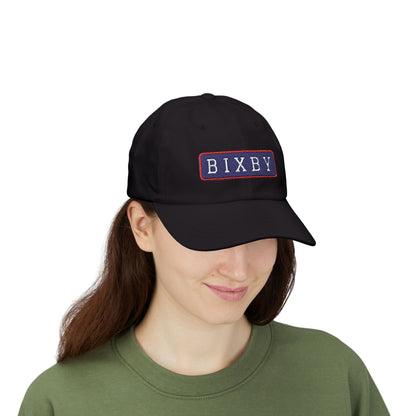 Bixby Spartans Embroidered Dad Hat, BIXBY Bar