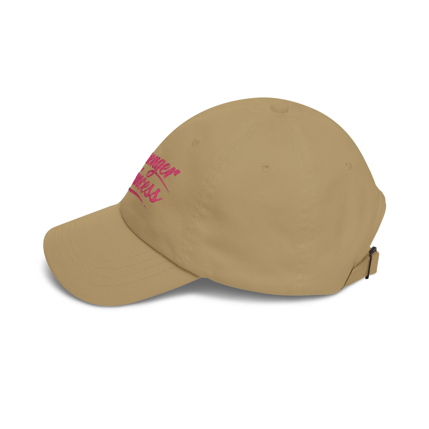 Passenger Princess Dad Cap – Embroidered White Baseball Hat with Pink Script and Crown