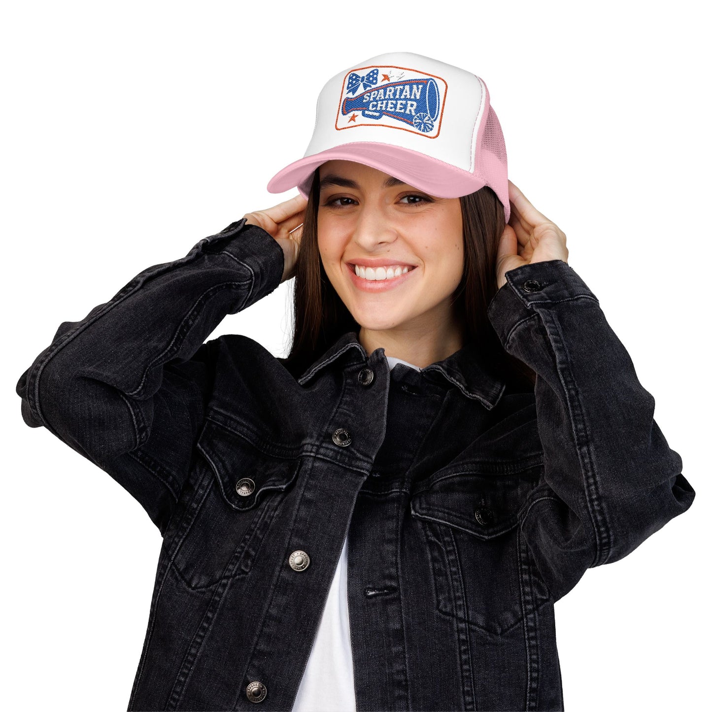 Spartan Cheer Embroidered Foam Trucker Hat