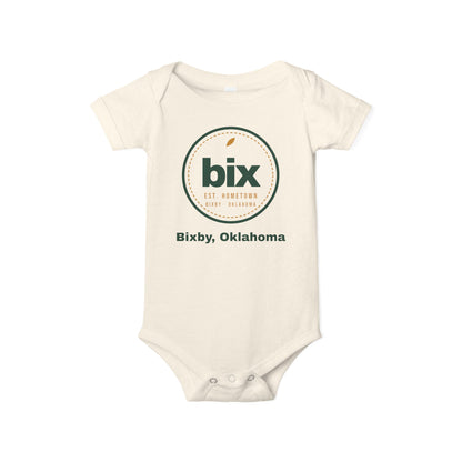 bix Stamp Bixby, Oklahoma Baby Bodysuit