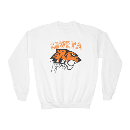 Coweta Tigers Youth Crewneck Gildan Sweatshirt