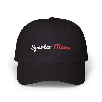 Spartan Mama Cap — Embroidered Military Print Baseball Hat