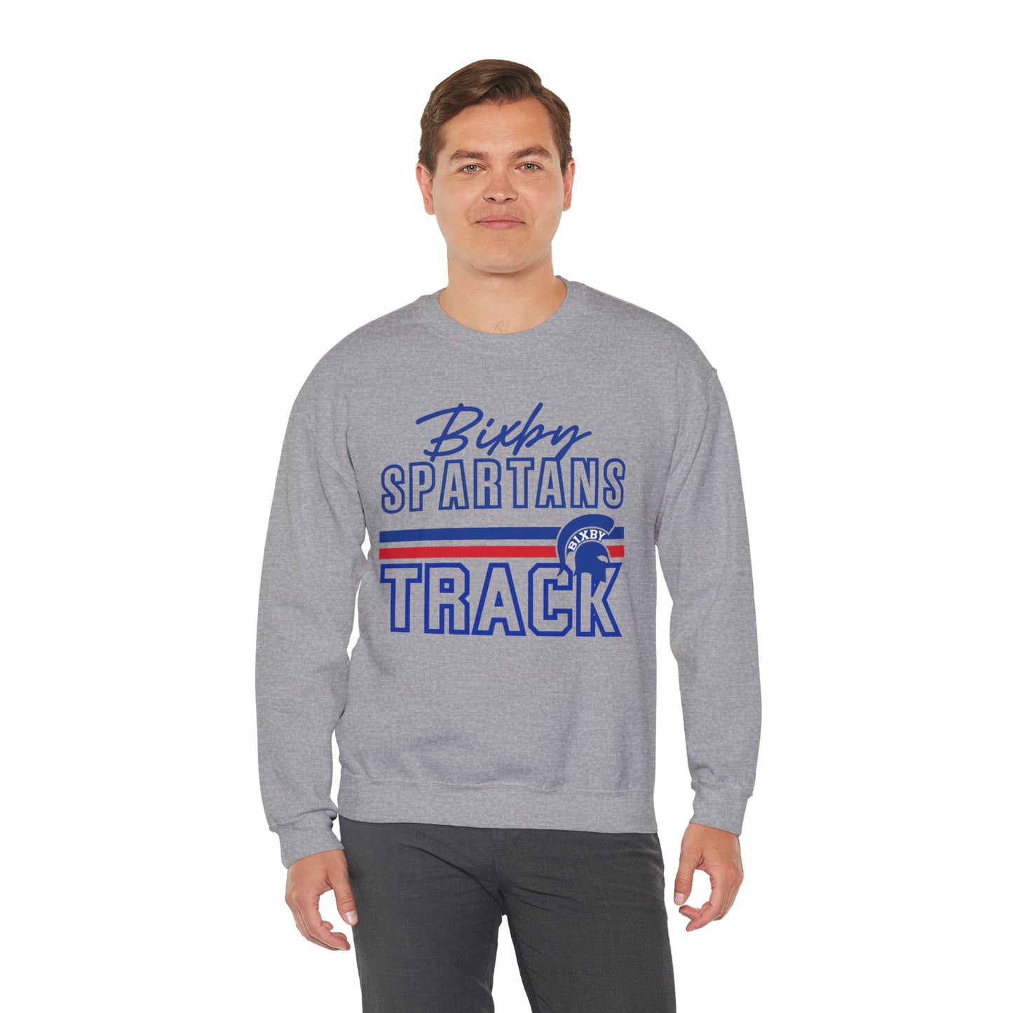 Bixby Spartans Track Gildan Sweatshirt