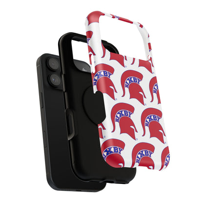 Bixby Spartan Red Logo Impact Resistant iPhone Case