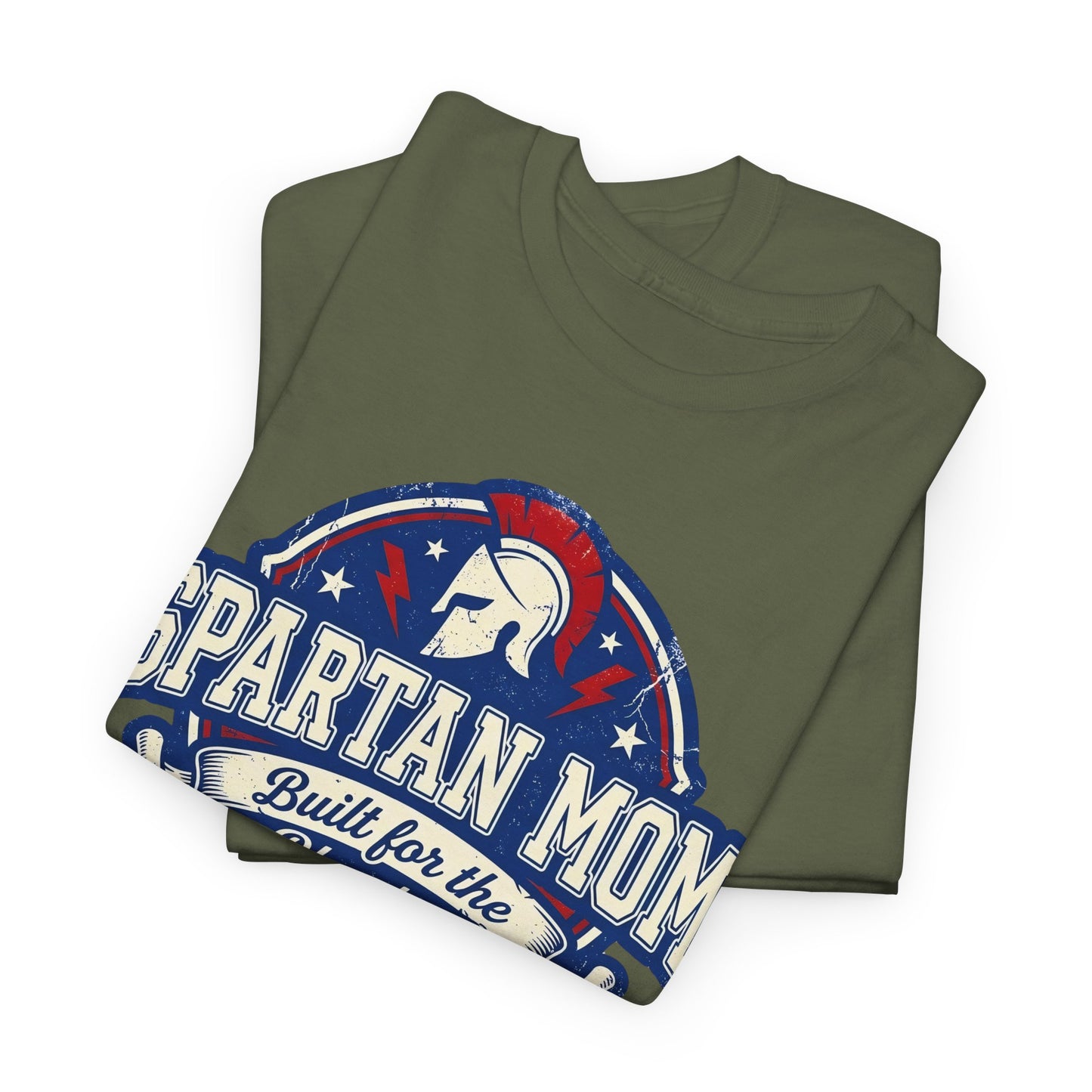 Spartan Mom T-Shirt - Built for the Bleacher, School Spirit Mom Tee