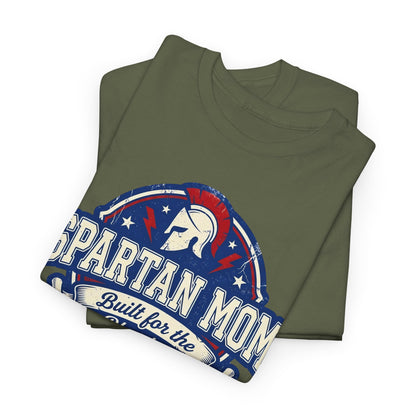 Spartan Mom T-Shirt - Built for the Bleacher, School Spirit Mom Tee