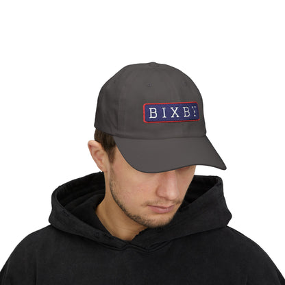 Bixby Spartans Embroidered Dad Hat, BIXBY Bar