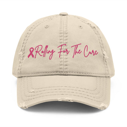 Where RV USA Breast Cancer Awareness Embroidered Distressed Ballcap