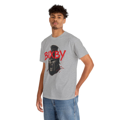 Bixby Spartan Helmet Chaos Gildan Tee