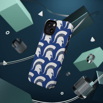 Bixby Spartan White Logo Impact Resistant iPhone Case
