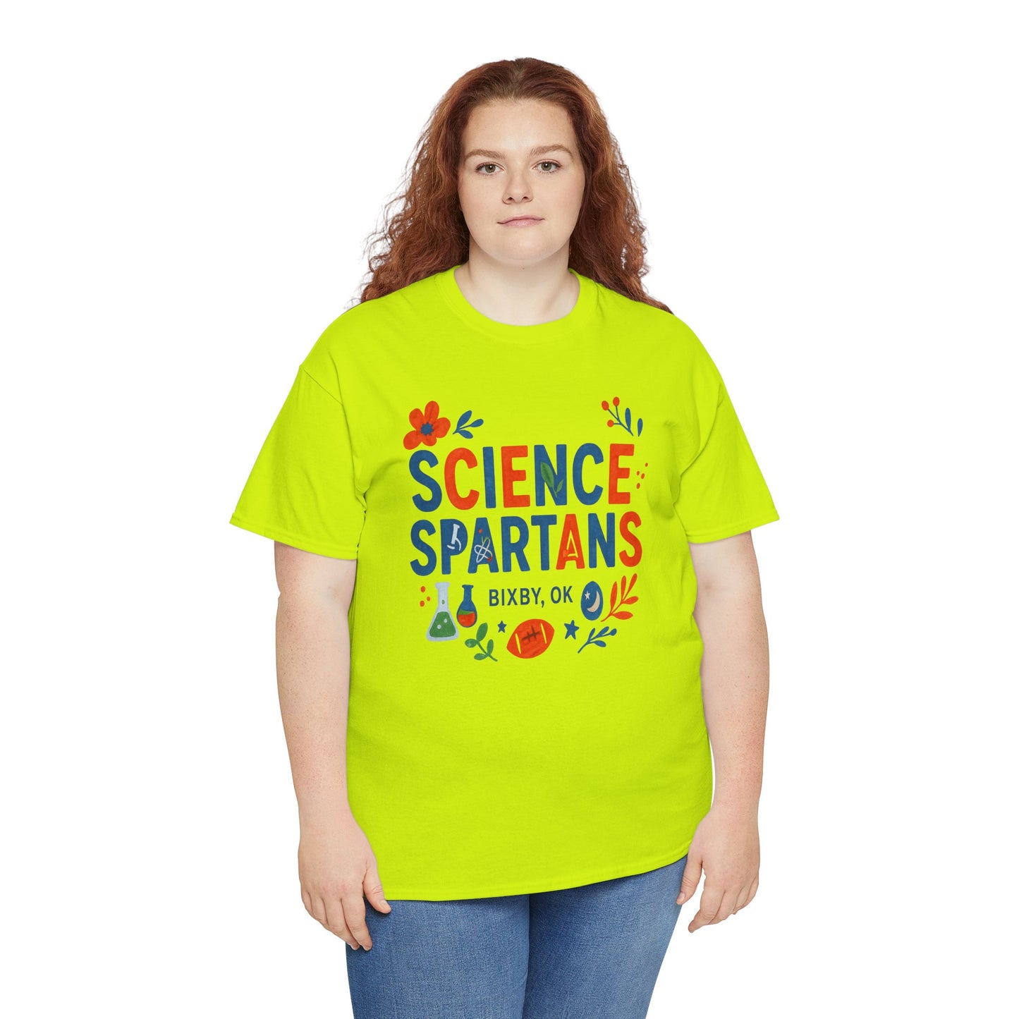 Floral Science Spartan Gildan Tee