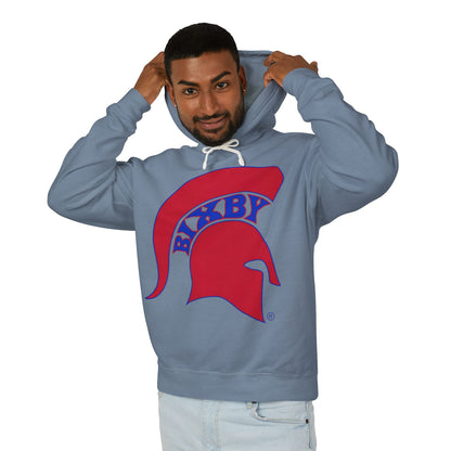 Bixby Spartan Red Logo Comfort Colors Hoodie