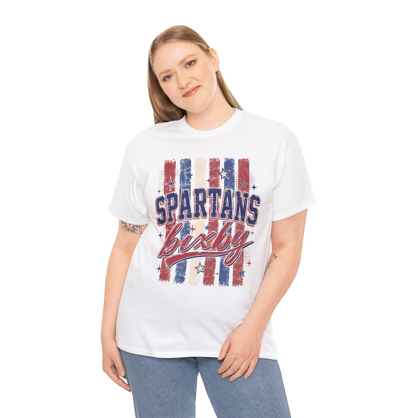 Spartans Bixby Patriotic Tee