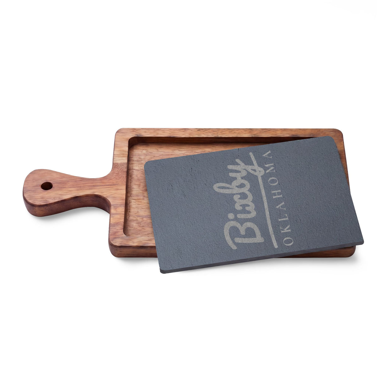 Bixby Garden Script Engraved Charcuterie Board