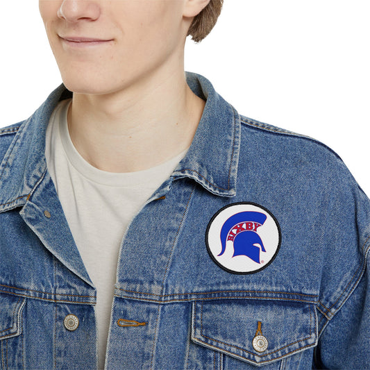Spartan Blue Logo Iron On Patch