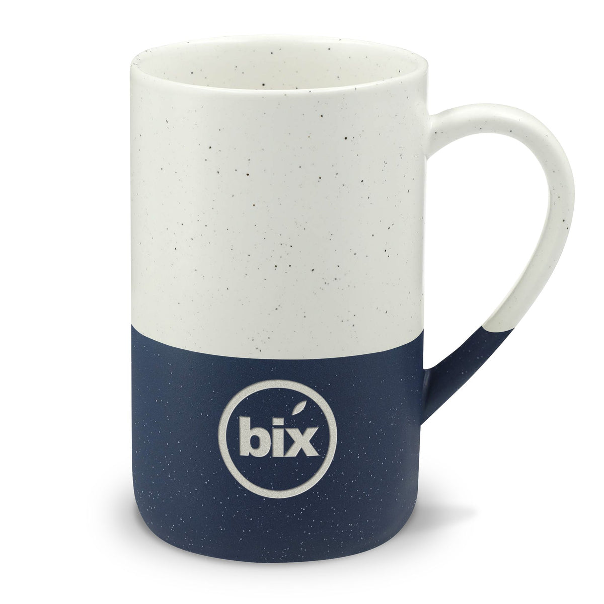 bix Stamp Engraved Speckled Mug