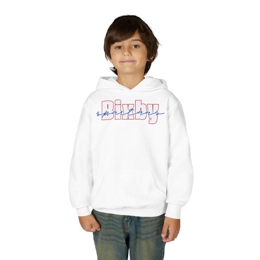 Bixby Spartans Cursive Gildan Hoodie