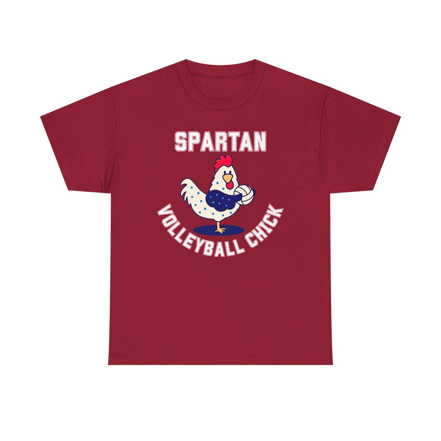 Bixby Spartan Volleyball Chick Gildan Tee
