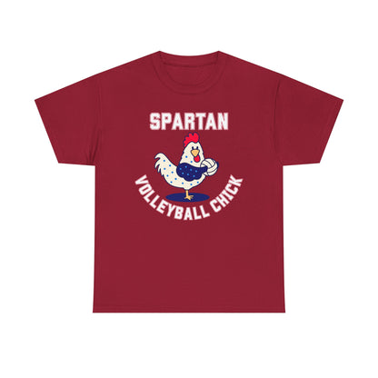 Bixby Spartan Volleyball Chick Gildan Tee