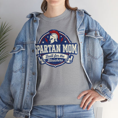 Spartan Mom T-Shirt - Built for the Bleacher, School Spirit Mom Tee