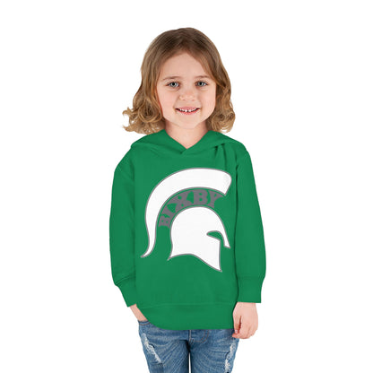 Bixby Spartans White Logo Toddler Rabbit Skins Hoodie