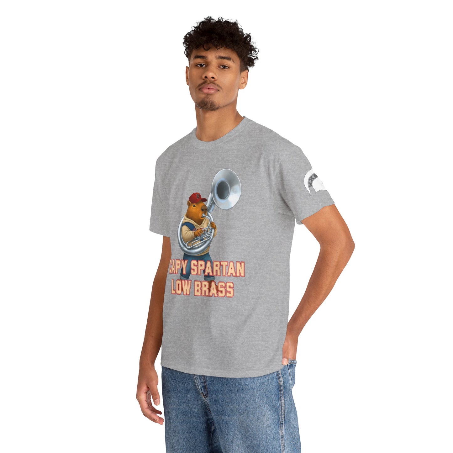 Capy Spartan Low Brass Gildan Tee