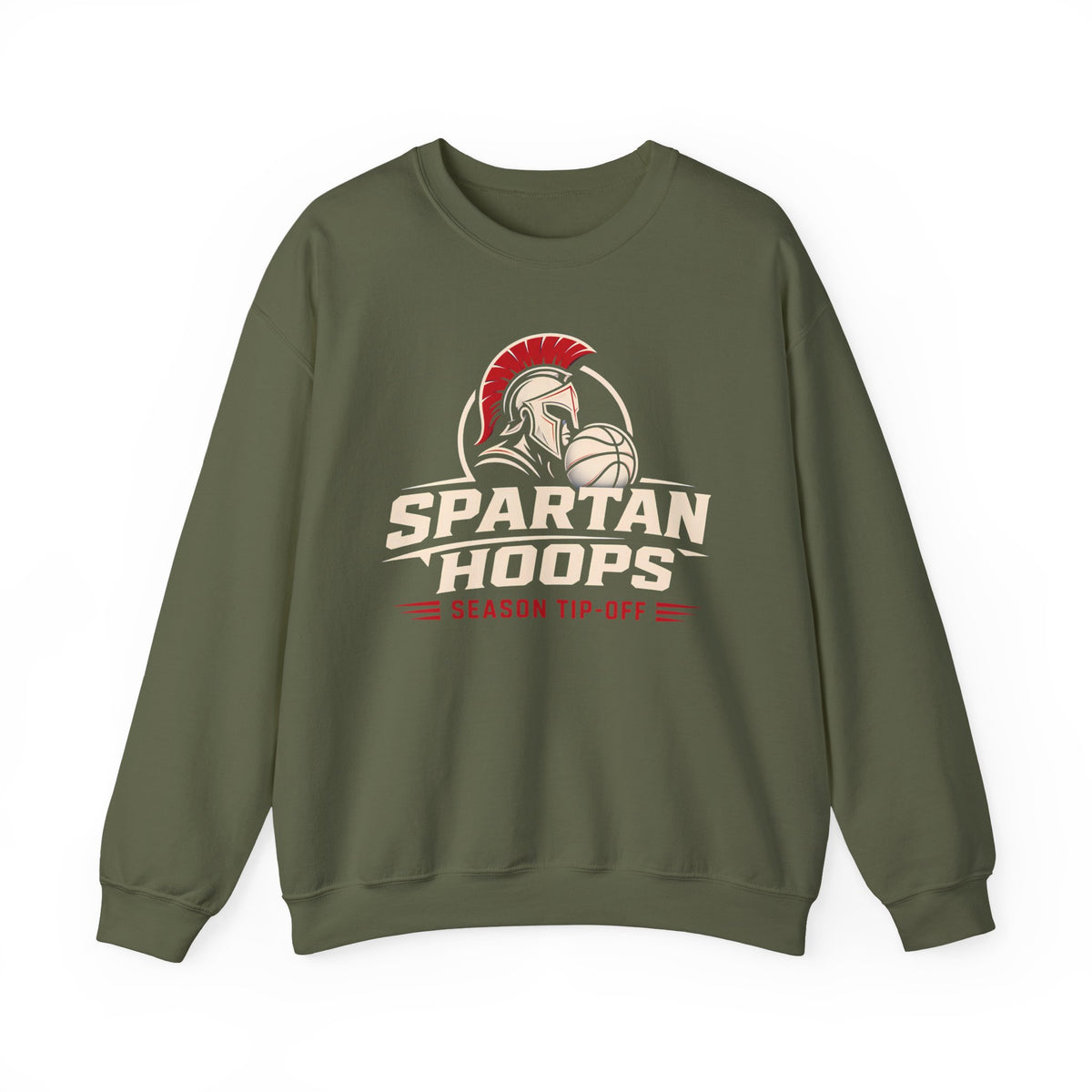 Bixby Spartans Hoops - Season Tip-Off Basketball Pullover Sweatshirt