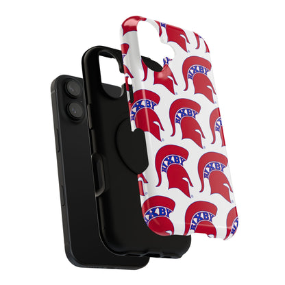 Bixby Spartan Red Logo Impact Resistant iPhone Case
