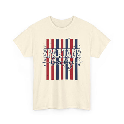 Bixby Spartan Patriotic Gildan Tee