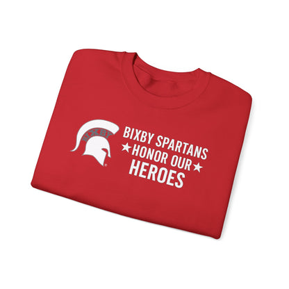 Spartans Honor Our Heroes Military Appreciation Gildan Sweatshirt