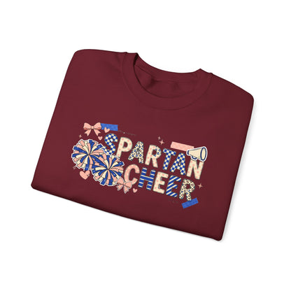 Spartan Cheer Scrapbook Collage Crewneck Sweatshirt