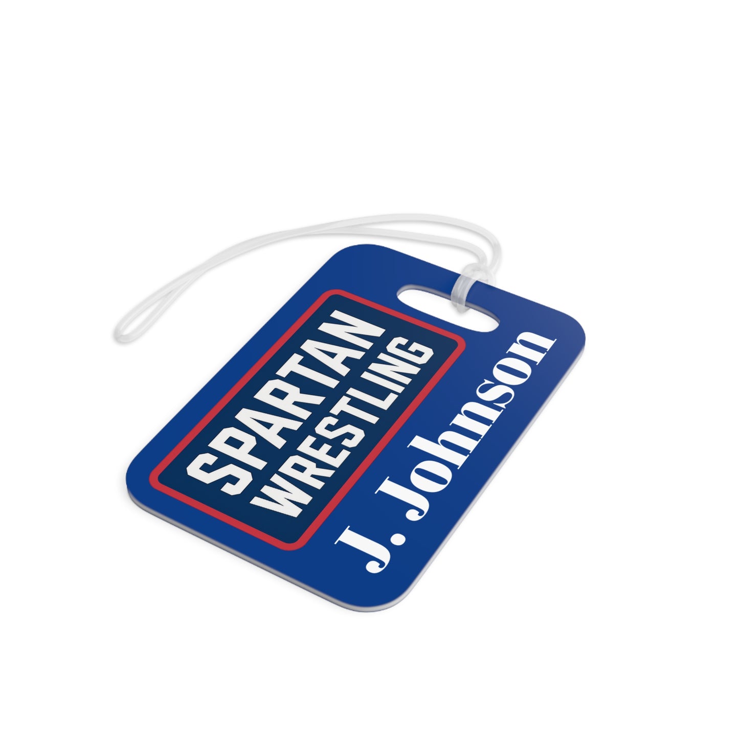 Personalized Spartan Luggage Tag