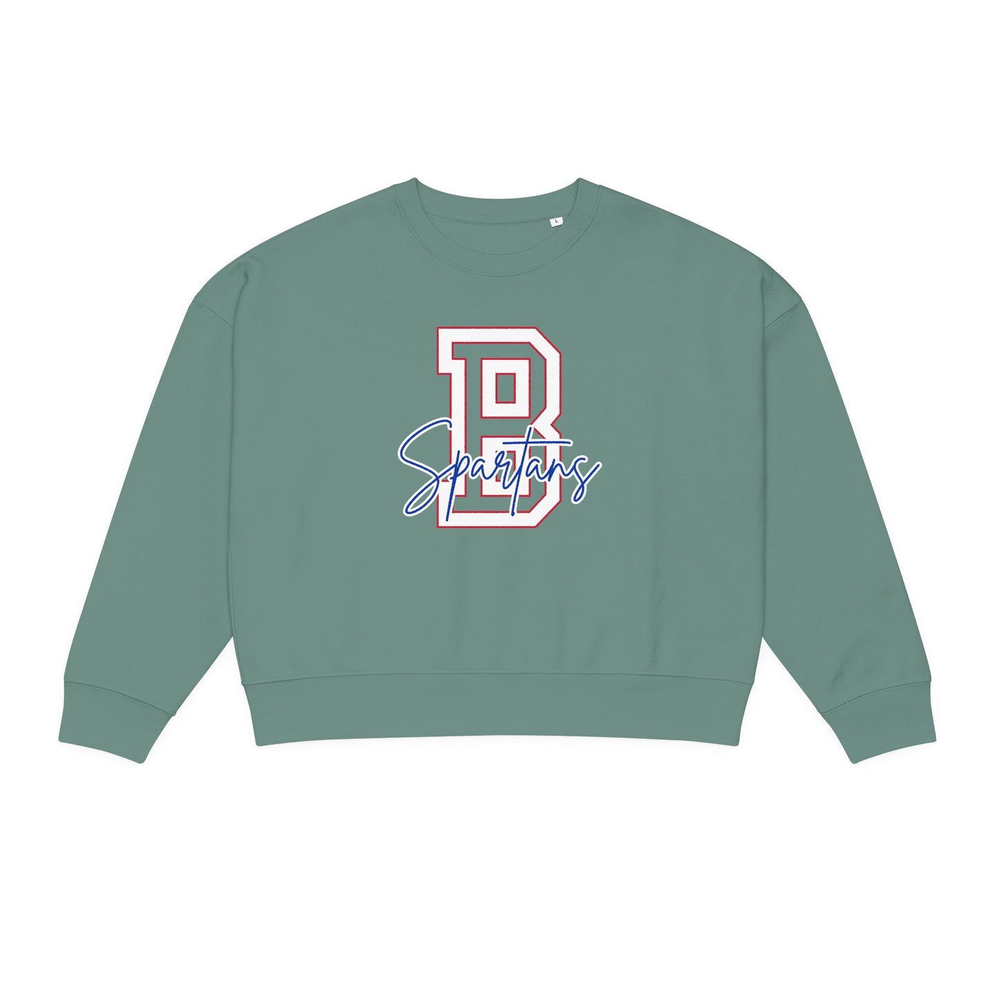 Bixby Spartans Block Letter Premium Stanley Stella Boxy Sweatshirt