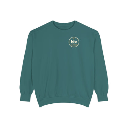 bix Stamp Left-Chest Crewneck