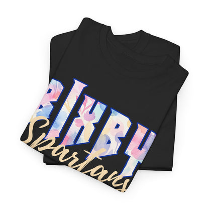 Bixby Spartans Retro Pastel Floral Print School Spirit