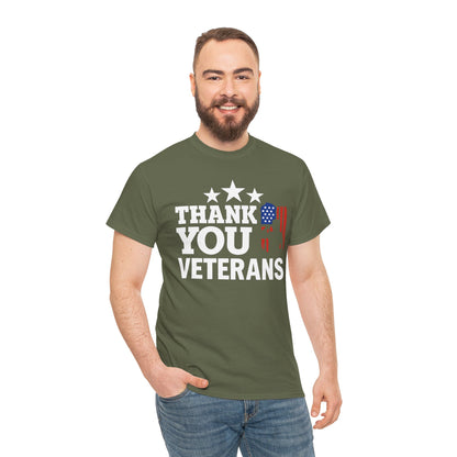 Thank You Veterans Military Appreciation Gildan Tee