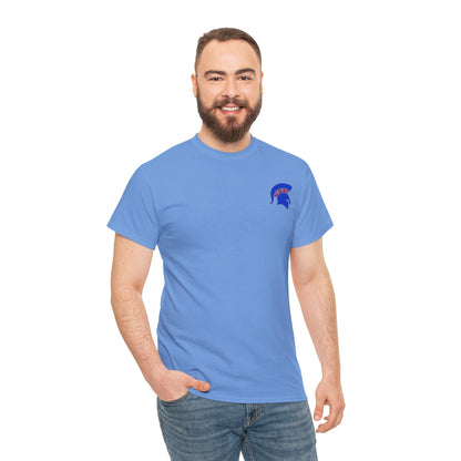 Spartan Blue Logo Gildan Tee