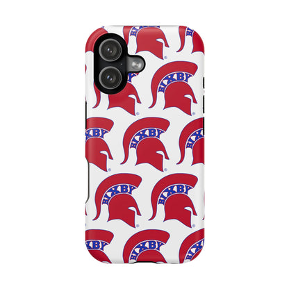 Bixby Spartan Red Logo Impact Resistant iPhone Case